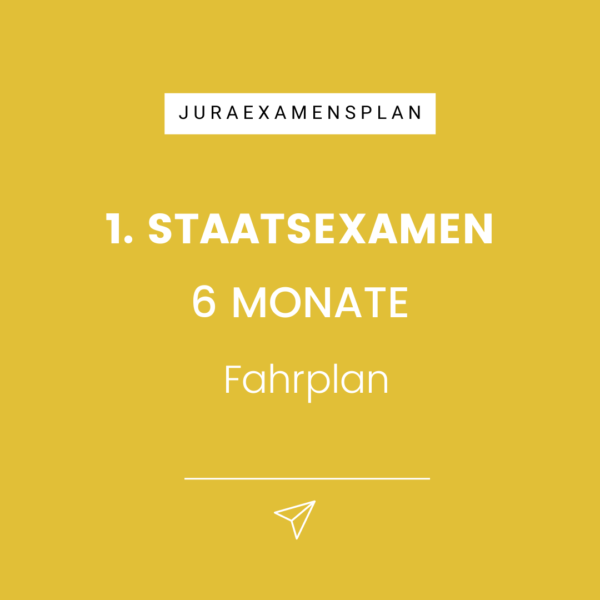 Jura lernplan Examen